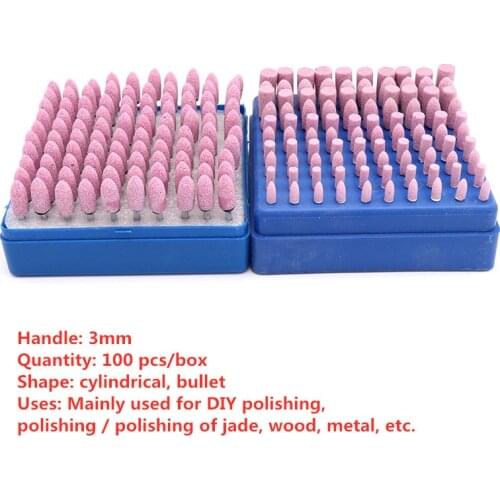 100pcs/set Grinding Stone Wheel Dremel Accessories Rotary Tool Kit For Polishing Machine Sharpening Stone Grinding Head Bits