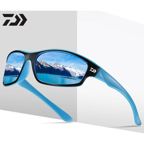 2021 Daiwa Polarized Sports Men Sunglasses Fishing Driving Sun Glasses UV400 Lightweight Safety Goggles Male Fishing Glasses