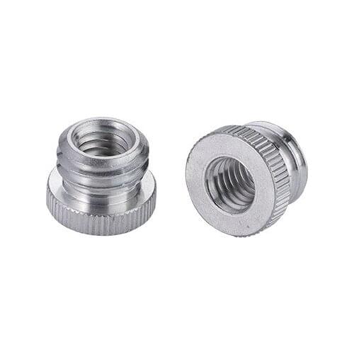 Aluminum Alloy Adapter 1/4 to 5/8 3/8 to 5/8 Female to Male Screw for Laser Level Meter Camera Tripod Instrument Parts Hardware