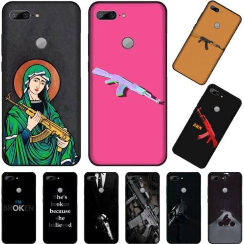 AK-47 gun Phone Case For Huawei Honor 7C 7A 8X 8A 9 10 10i Lite 20 NOVA 3i 3e