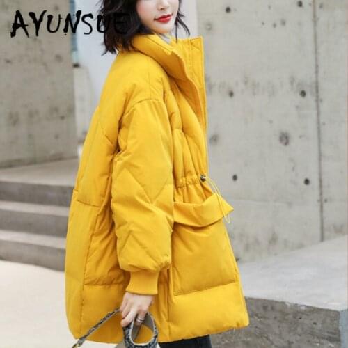 White Duck Down Jacket Women Clothes 2020 Winter Coat Women Korean Puffer Jacket Women Warm Parka Doudoune Femme Hiver YY2213