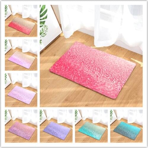Dazzle Colour Floor Mats Living Rooms Anti-slip Carpet for Bedroom Kitchen Bathroom Rug Welcome Mats for Front Door