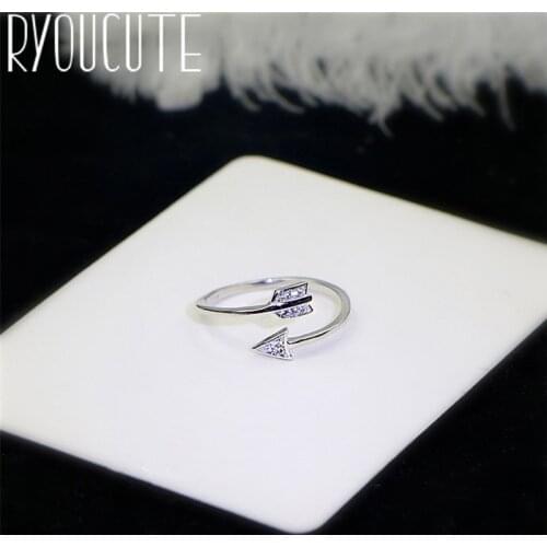 Bohemian New Arrow Rings for Women Lady Punk Vintage Open Antique Rings Statement Jewelry Anillos