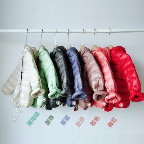 Kids down jacket winter boys gils coats toddler girl winter clothes lightweight bubble coat baby clothes little girls clothing