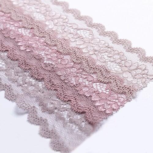 5Yards Elastic Lace Trim For Clothing Accessories DIY Quilting Craft Stretch Ribbon Underwear Panties Bra Accessories