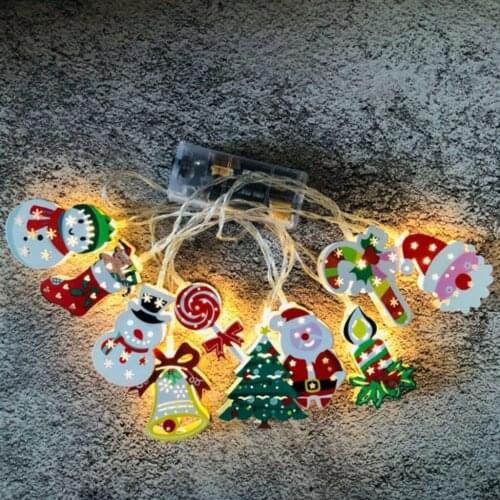 Indoor Outdoor Christmas Tree Lights Outdoor Fairy Lights Home Decor Xmas Garland LED Lights Decor