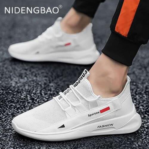 Sport Running Men Shoes Air Mesh Breathable Men Sneakers New Casual Balck White Shoes Lightweight Trainer Fashion Walking Shoes