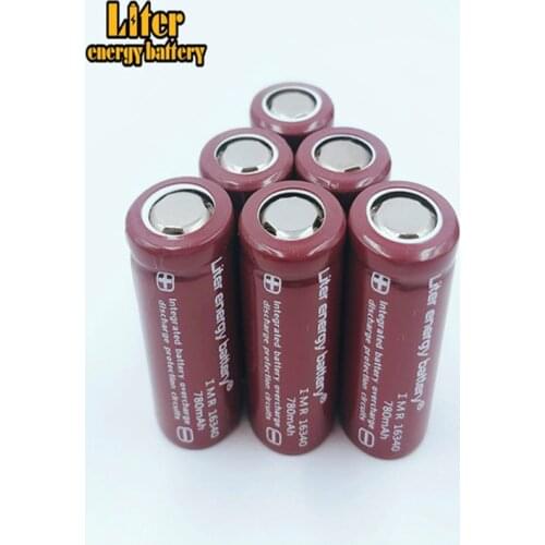 Liter Energy Battery 2pcs Rcr 123 16340 780mah 3.7v Li-ion Rechargeable Battery Lithium Batteries With Retail Package