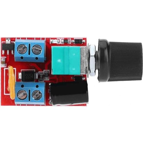 Mini DC Motor Controller PWM 3V/6V/12V/24V/35V Speed Regulation Controller 5A Stepper Motor