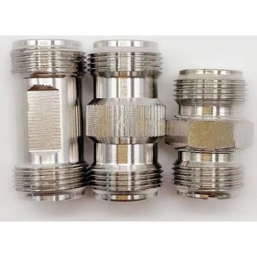 N-Type N-KK N Female to N Female Dual Pass Connector RF Coaxial Connector Convert Adapter 10pcs