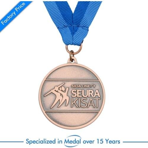 Custom High Quality Award Souvenir Medal cheap custom made antique silver medals