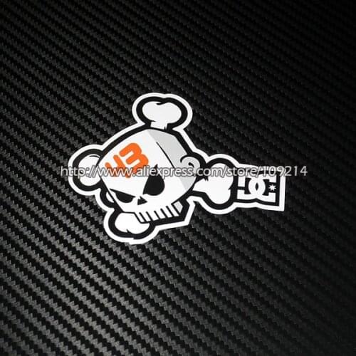 Hot sale Skull Helmet Motorcycle SUV Auto Sticker Decals Waterproof 07