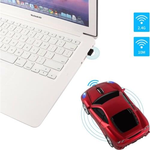 Wireless Optical Mouse 2.4Ghz Usb Gamer Mice Car Shape PC Computer Mouse 1600 DPI Ergonomic Design Small Mause For Kid Gift