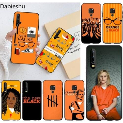 Orange Is The New Soft Phone Cover for Huawei P40 P30 P20 lite Pro Mate 30 20 Pro P Smart 2019 prime