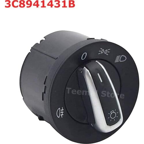 Car Headling Fog Lamp Switch 3C8941431B For VW Golf Jett Passat b6 cc Touran Rabbit 2003-2016