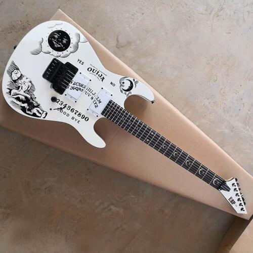 First of all, its a beautiful guitar. Its a rock guitar. Its double vibrato. Its delivered home free of charge