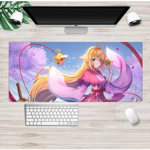 Fox spirit matchmaker Gaming desk laptop Rubber Mouse Mat XL Large Gamer Keyboard PC Desk Mat Takuo Computer Tablet Mouse mat