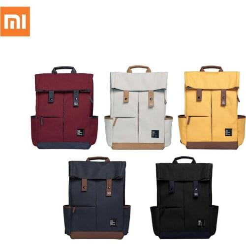 Xiaomi 90fen 90fun Backpack Ipx4 Water Repellent 13L Large Capacity Knapsack Men Women Fashion Casual 14/15.6 Inch Computer Bag