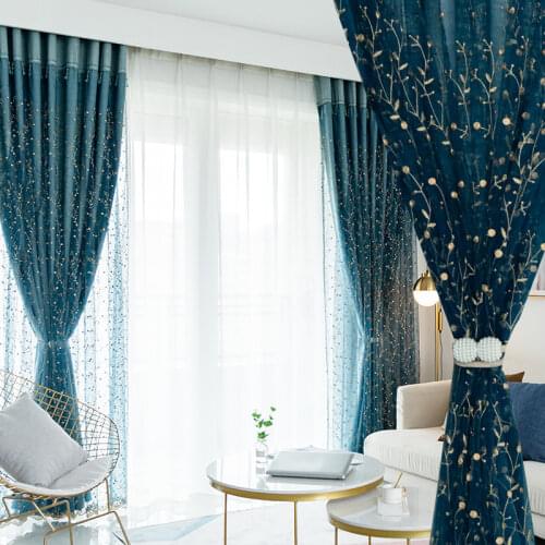 Net Red Finished Curtains Blackout Curtains Princess Wind Cloth Gauze One Girl Heart Curtains for Living Dining Room Bedroom