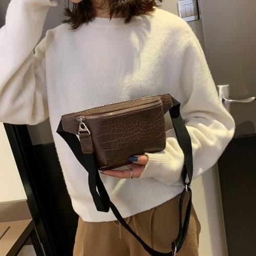 Women Bag Crocodile Multicolor Messenger Chest Bag Clutch Female Pu Leather Handbag Cross Body Bag Fashion High Quality