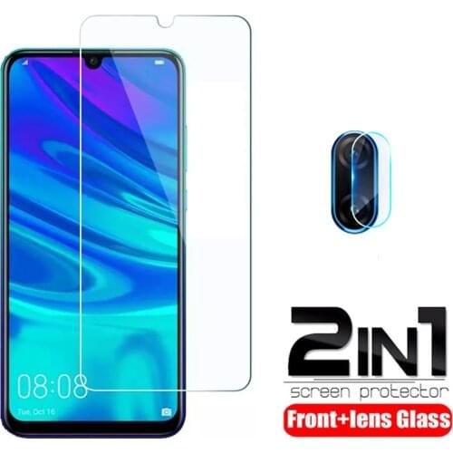 2 in 1 Tempered Glass for Huawei P Smart 2019 Camera Lens Screen Protector Film for Huawei P Smart 2021 P20lite Protective Glas