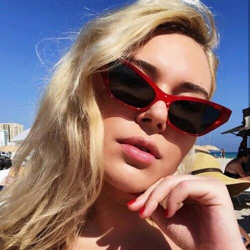 2020 Cat Eye Shade for Women Fashion Sunglasses Brand Woman Vintage Retro Cateye Glasses Oculos Feminino Sunglasses Sexy UV400