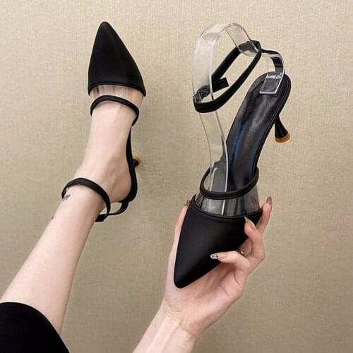 2021 Pointed Shallow Mouth Low Cut Womens Shoes Summer Sandals Women Sandals Women Slippers Women ShoesSize 35-40