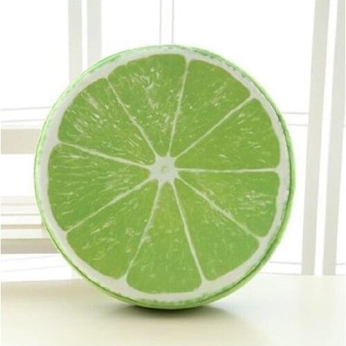 40x40x7cm New Cute Creative 3D Summer Fruit PP Cotton Office Chair Back Seat Cushion Sofa Throw Pillow Soft Decorative Pillows