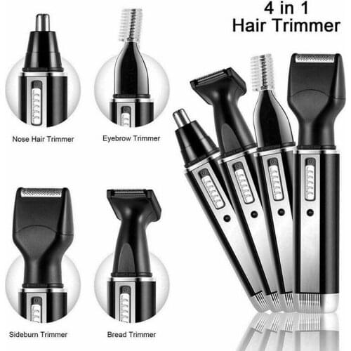 Rechargeable 4 In 1 Hair Beard Eyebrow Ear Nose Shaver Trimmer Electric Kits