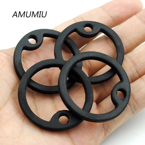 AMUMIU 100 Pieces Rubber dog tag silencer for 5cm*2.7cm , Jewellery findings & Components HZPJ001