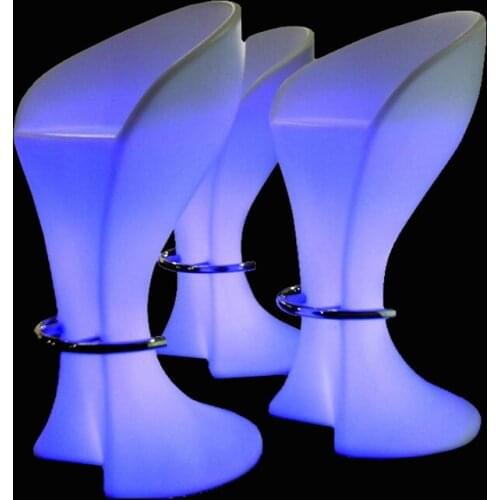 16 colors Changing Lighting Led Bar Chair Illuminous Glowing Coffee Bar Stool For Party Event SK-LF32 (L56*W52*105cm) 2pcs/Lot