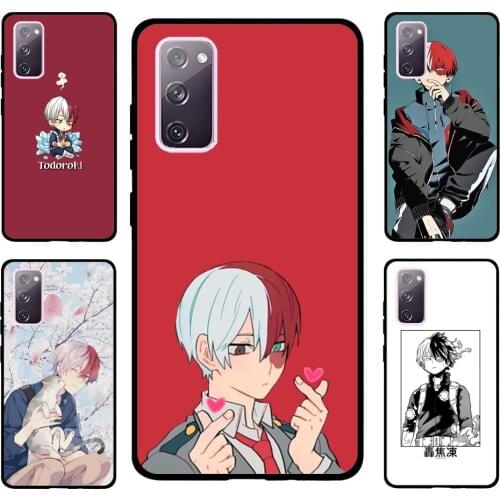 Todoroki Shouto My Hero Academy For Samsung S20 FE S8 S9 S10 S10e S21 Case For Galaxy Note 20 Ultra Note 10 Plus Coque
