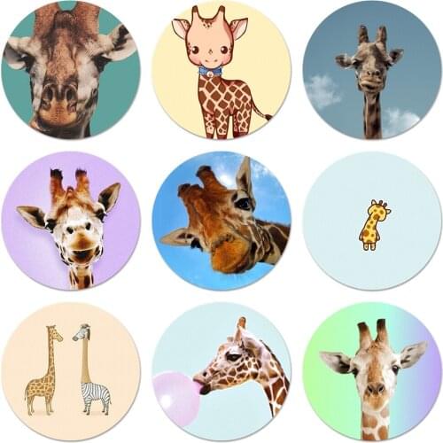 Baby Giraffe Animal Icons Pins Badge Decoration Brooches Metal Badges For Clothes Backpack Decoration