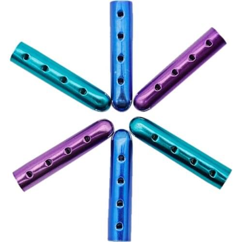 Weiou 2.25CM*4.8MM Blue/Green/Purple Elegant Aglets New Ropes Ends In Smooth Spray Paint Nice Tips For Sneaker Canvas Boot Lace