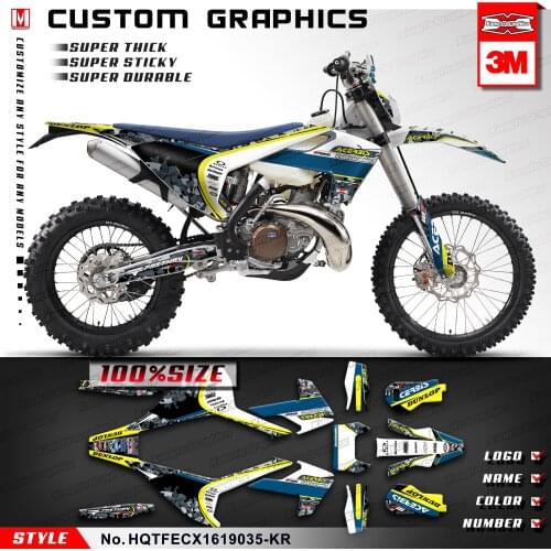KUNGFU GRAPHICS Off-road Stickers Dirt Bike Décor Design for TE FE TX FX FS TC FC 125 300 350 450 2016 2017 2018 2019