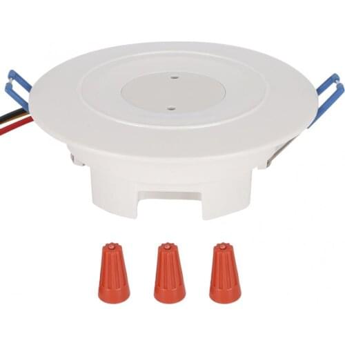 110V-240V 3.7GHz Microwave Sensor Body Motion Detector Smart Light Switch for Corridor Embedded Ceiling Mount