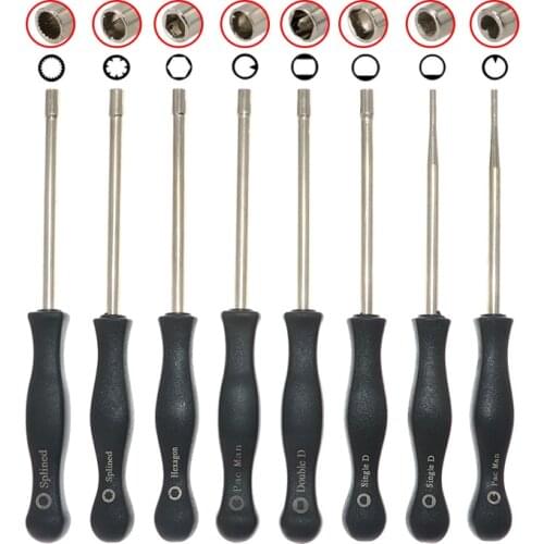Professional 8 pcs Screwdriver Carburetor Adjustment Tool Single D Double D Hexagon Hex Socket Kit Set for 2 cycle carburetor
