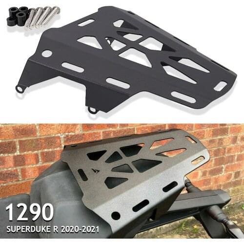 New Motorcycle Seat Rack Cargo Rack Carrier Black For 1290 Superduke R Rear Luggage 2020 2021