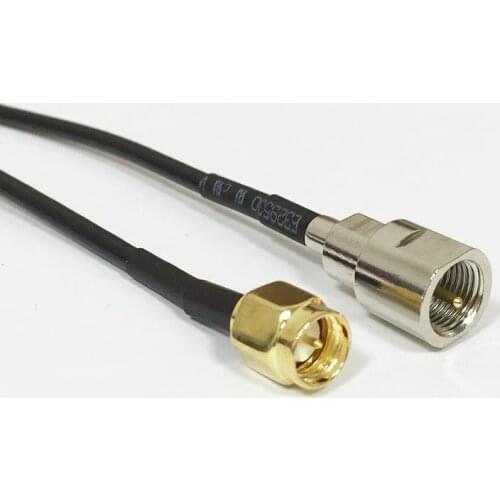 New SMA Male Switch FME Male Plug pigtail cable RG174 Wholesale 20CM 8" Adapter