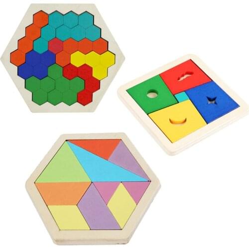 Puzzle Jigsaw Interactive Games Children Toy Early Educational Toys 1Pcs Funny Wooden Nice Kids Gift Jigsaw Board Souptoys
