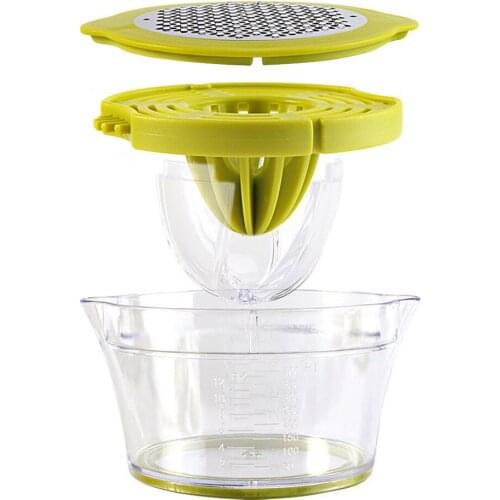 Plastic multi-function manual juicer fruit juice squeezing cup orange lemon juice squeezer