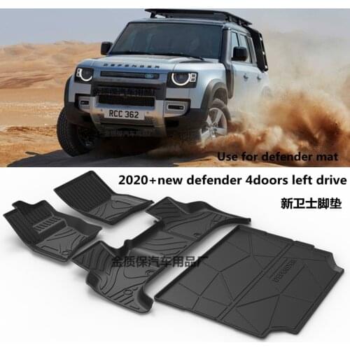 Use for Land Rover Defender custom car All-Weather TPO car Floor Mat Land Rover Defender 110 waterproof trunk mat car floor mat