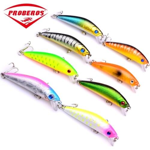 1PCS 7cm 7.9g Minnow Fishing Lure Topwater Hard Bait Wobbler Jig Bait Crankbait Carp Striped bass Pesca Fishing tackle SwimBait