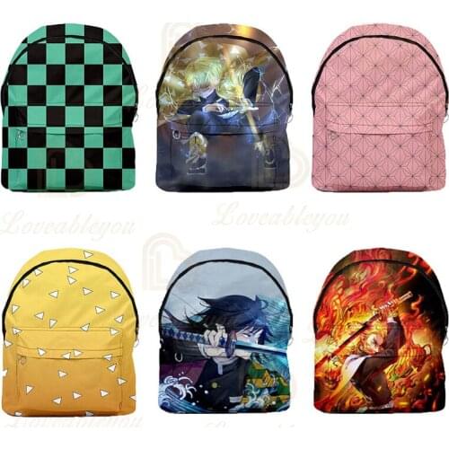 Demon Slayer 3D Print 2020 New Casual Backpack Unisex Shoulder Bag School Bag College Style School Bag Travel Backpack