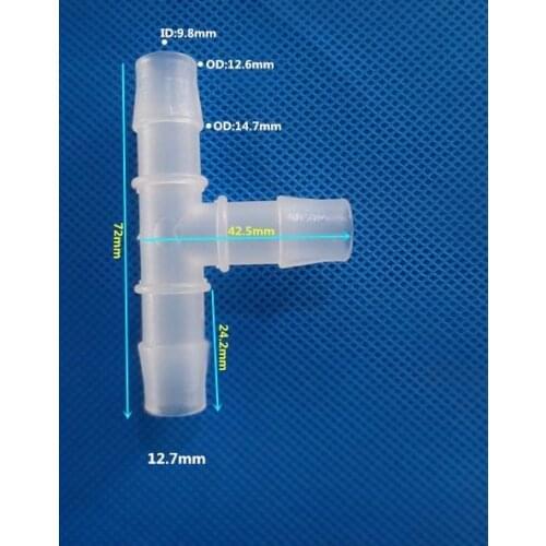 5pcs Equal Diameter Reducing Tee Tee Joint Plastic Joint Pagoda Tee Hose Joint Drain Pipe Tools Hand Parts Aquarium Accessories