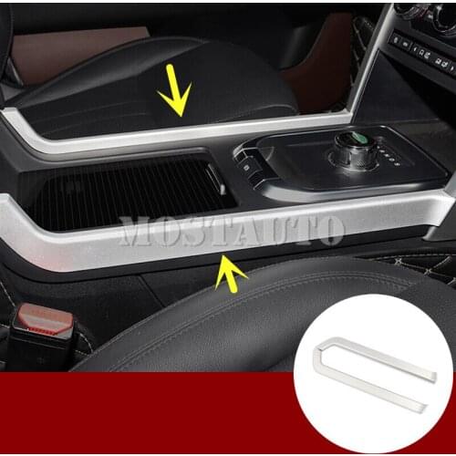 For Land Rover Discovery Sport Inner Console Gear Box Frame Cover Trim 2015-2018 2pcs Car Accessories Interior Car Decor