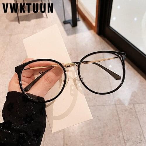 VWKTUUN TR90 Anti Blue Light Glasses Round Optical Glasses Women Men Blue Light Blocking Glasses Reading Computer Glasses