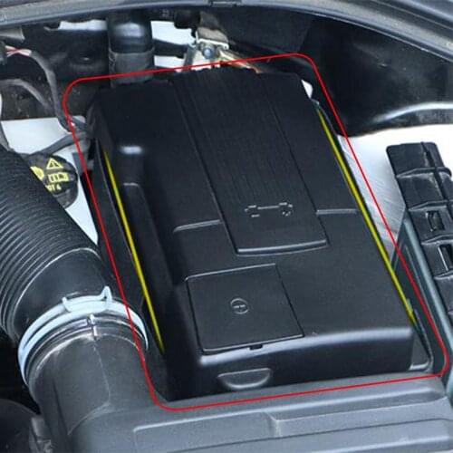 Car Battery Protection Cover For Seat Leon Mk3 Seat Ateca Battery Anode Electrode Positive Negative Rust Proof ABS Cover Shell