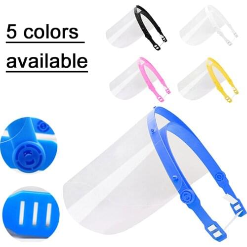 1Pc Kitchen Transparent Face Shield Anti-oil Onion Goggles Dust-Proof Face Protective Mask Reutilizable Cooking Specialty Tools