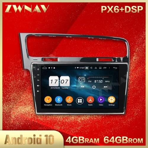 2 din Android 10.0 screen Car Multimedia player For VW GOLF7 2013-2018 Full Touch BT video stereo GPS navi head unit auto stereo